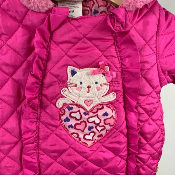 Duck Goose Baby Snow Quilted Padded Hooded Bunting One Piece Snowsuit 3-6 Mo - Picture 3 of 9